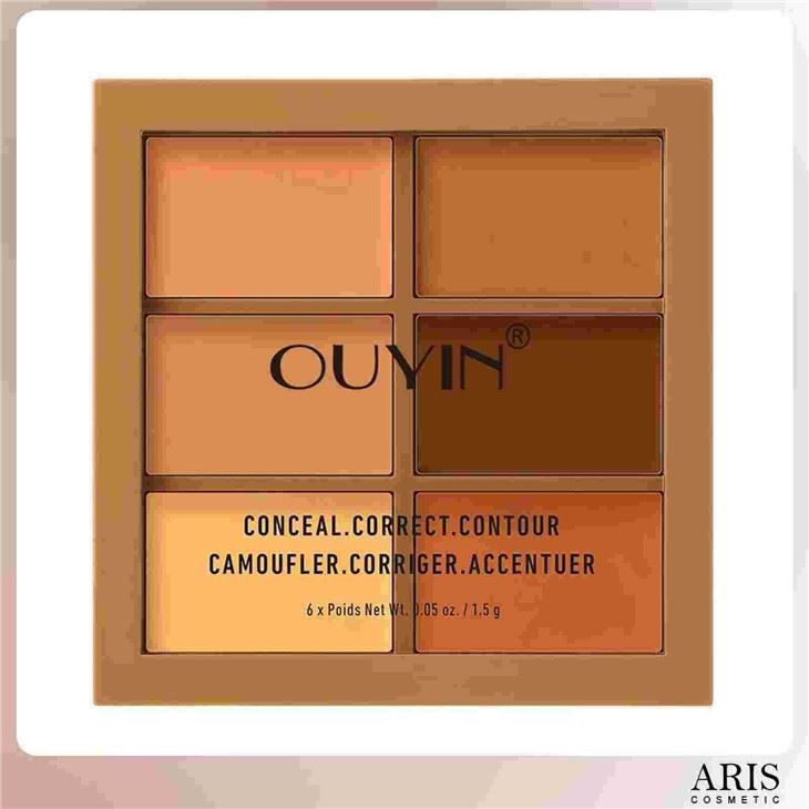 New 6 Color Cosmetics Cream Contour And Highlighting Makeup Kit Color Correcting Cream Concealer Camouflage Makeup Palette