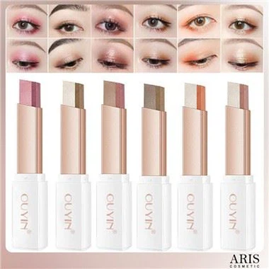 2 रंग ग्रेडियेंट आईशैडो स्टिक मैट